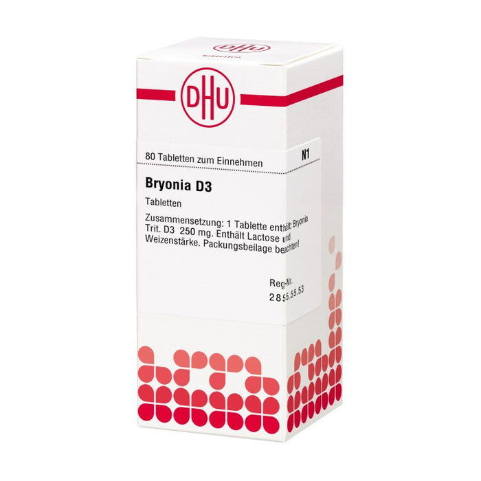 DHU Bryonia D3 Tabletten, 80 pc Tablettes