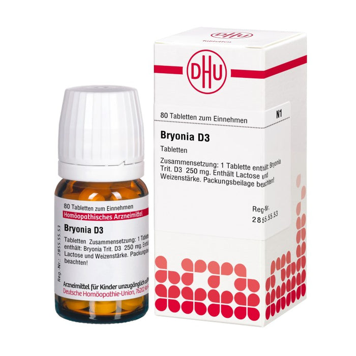 DHU Bryonia D3 Tabletten, 80 pc Tablettes