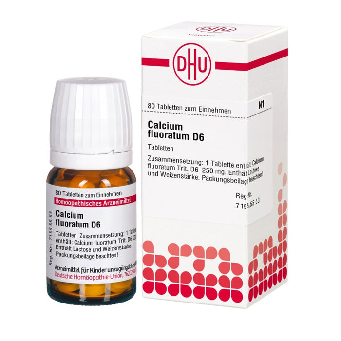 DHU Calcium fluoratum D6 Tabletten, 80 pc Tablettes