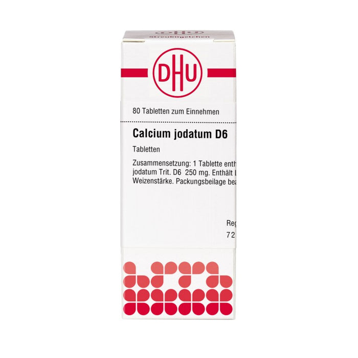 DHU Calcium jodatum D6 Tabletten, 80 pc Tablettes