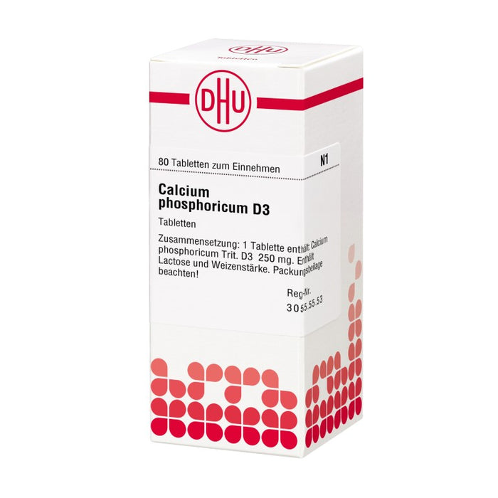 DHU Calcium phosphoricum D3 Tabletten, 80 St. Tabletten