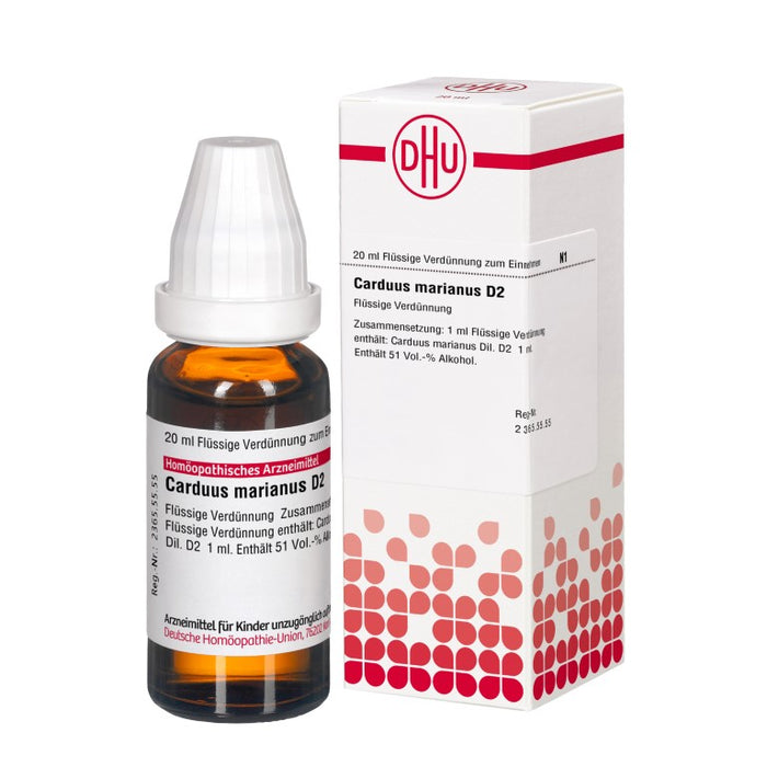 DHU Carduus marianus D2 Dilution, 20 ml Lösung