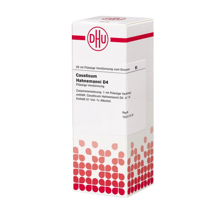 DHU Causticum Hahnemanni D4 Dilution, 20 ml Lösung