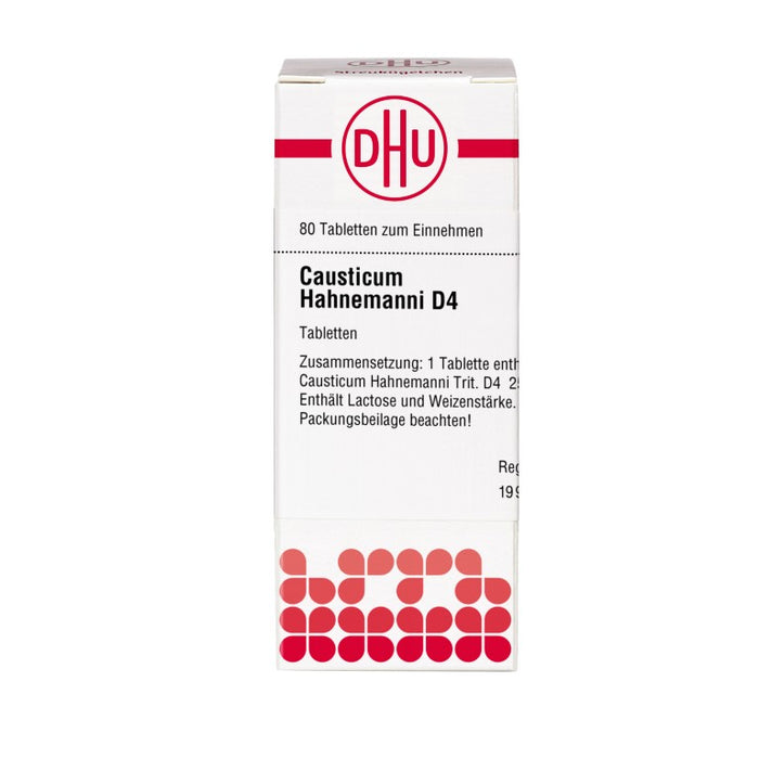 DHU Causticum Hahnemanni D4 Tabletten, 80 pc Tablettes