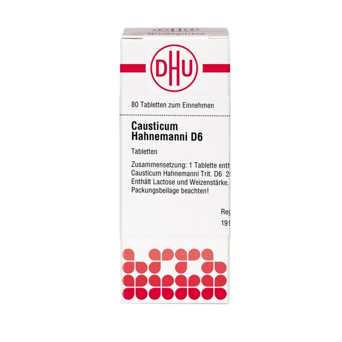 DHU Causticum Hahnemanni D6 Tabletten, 80 pc Tablettes