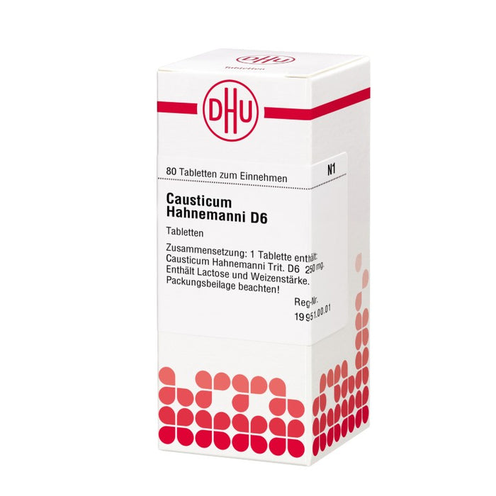 DHU Causticum Hahnemanni D6 Tabletten, 80 pc Tablettes