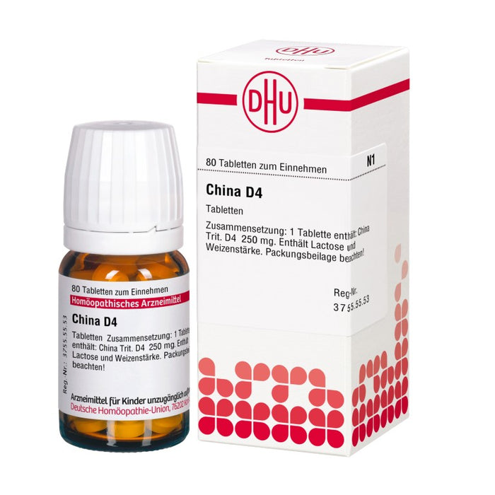 DHU China D4 Tabletten, 80 St. Tabletten