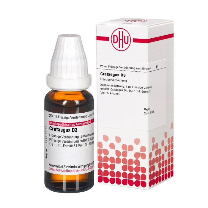 DHU Crataegus D3 Dilution, 20 ml Lösung