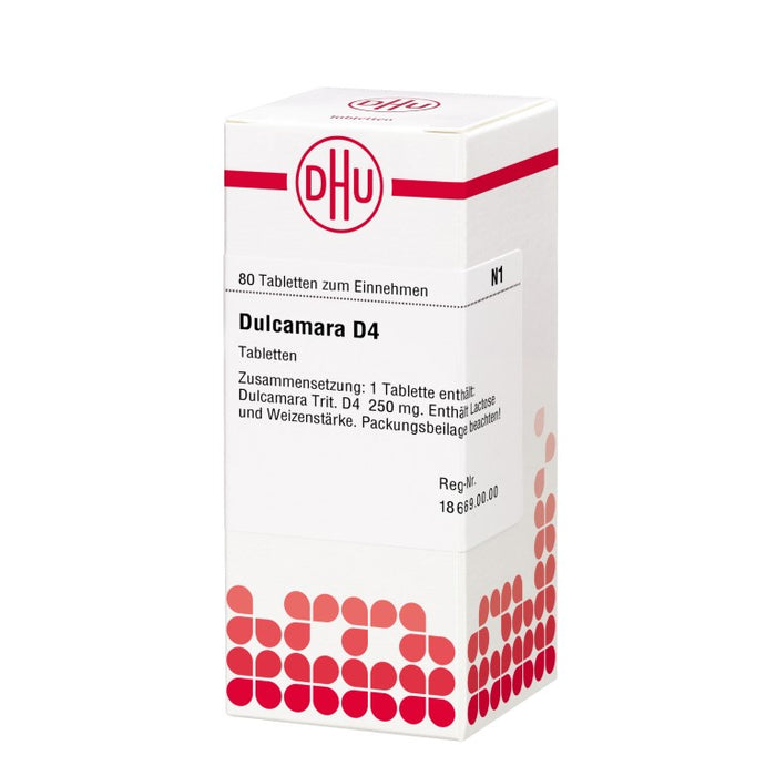 DHU Dulcamara D4 Tabletten, 80 St. Tabletten