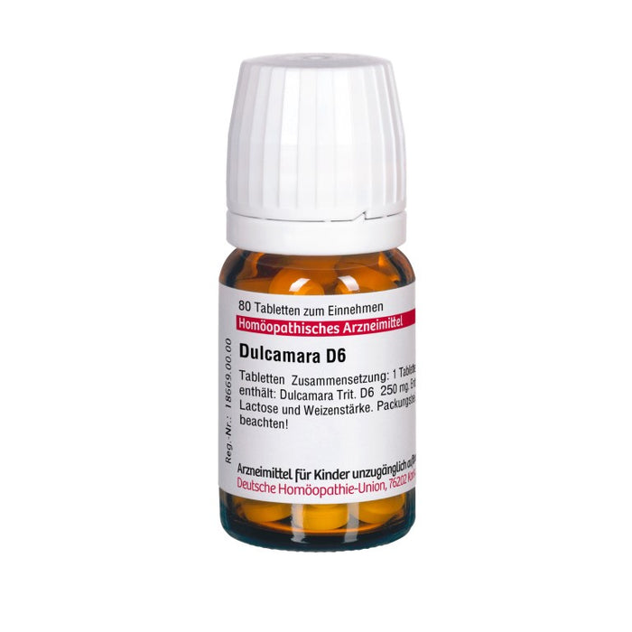 Dulcamara D6 DHU Tabletten, 80 St. Tabletten