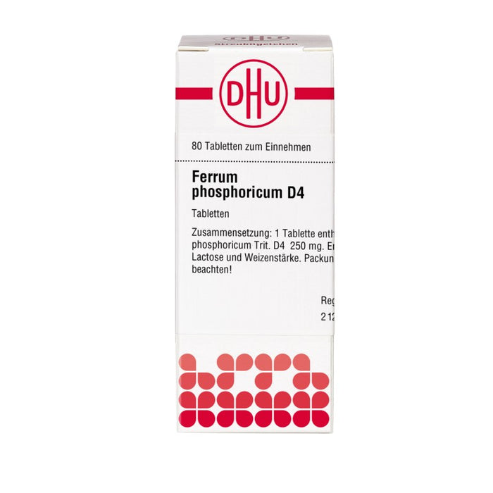 DHU Ferrum phosphoricum D4 Tabletten, 80 pc Tablettes