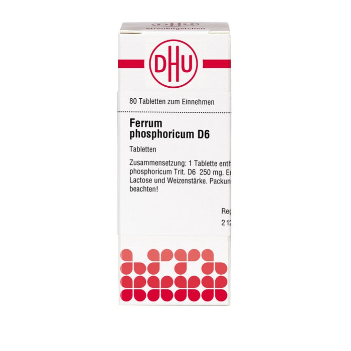 DHU Ferrum phosphoricum D6 Tabletten, 80 pc Tablettes