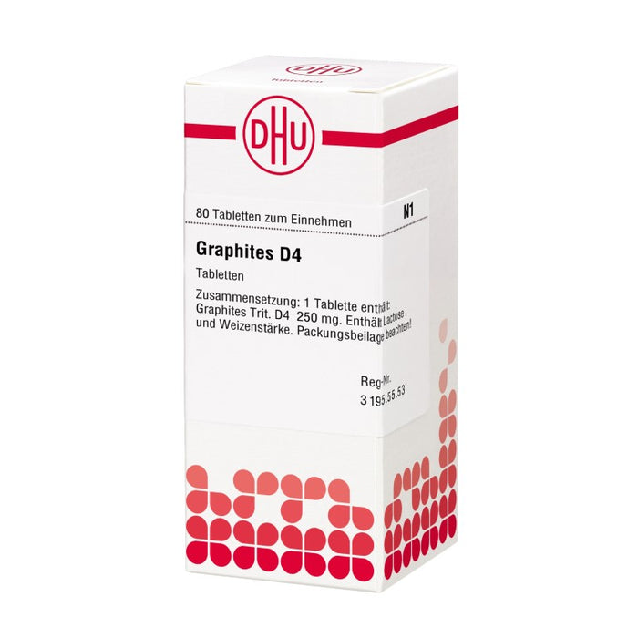 DHU Graphites D4 Tabletten, 80 St. Tabletten