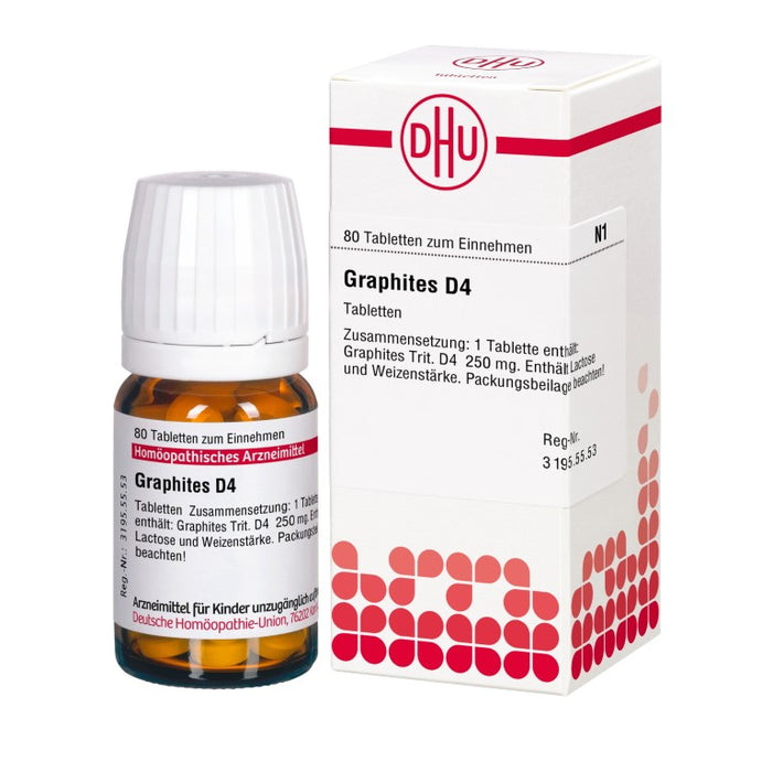 DHU Graphites D4 Tabletten, 80 pcs. Tablets