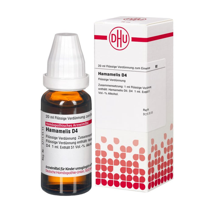 DHU Hamamelis D4 Dilution, 20 ml Lösung