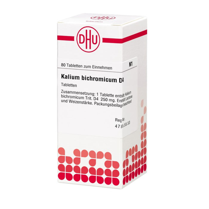 DHU Kalium bichromicum D4 Tabletten, 80 pc Tablettes