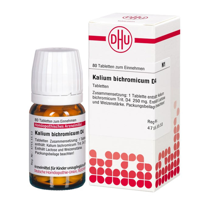 DHU Kalium bichromicum D4 Tabletten, 80 pcs. Tablets