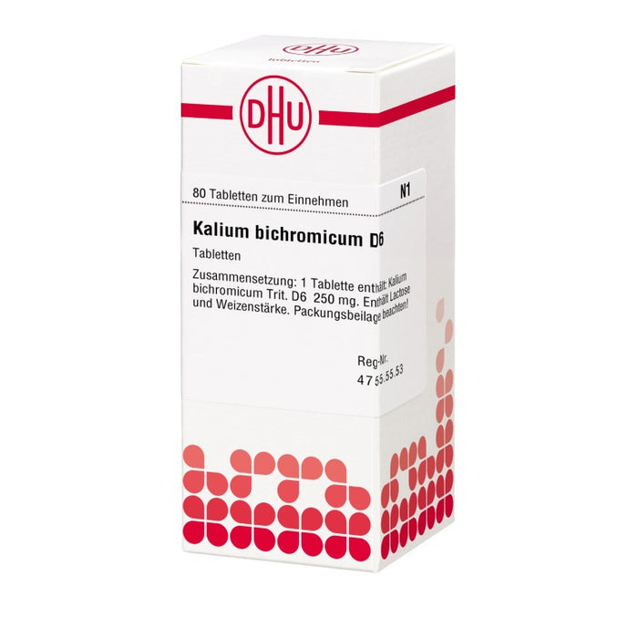 DHU Kalium bichromicum D6 Tabletten, 80 pc Tablettes