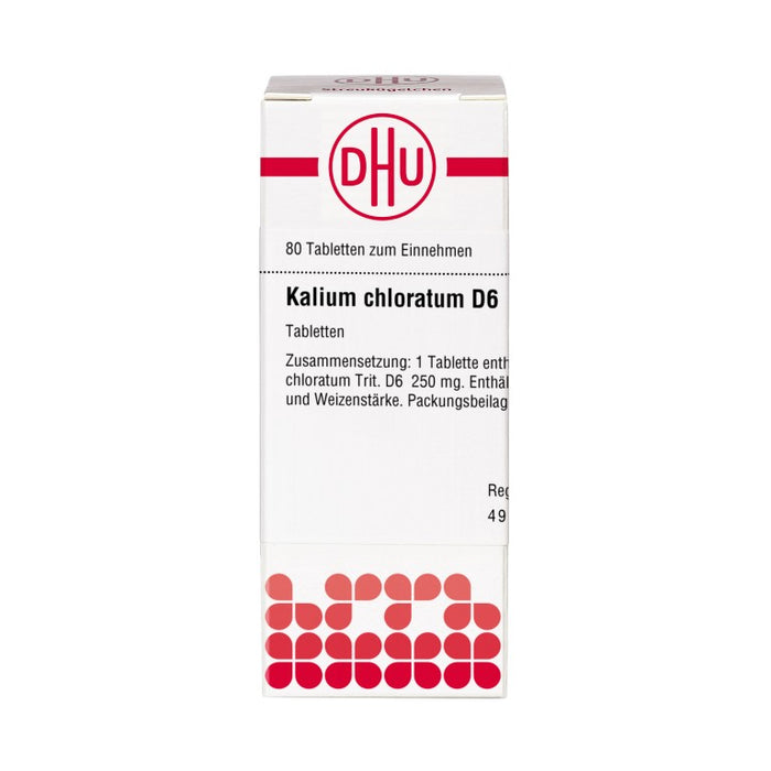 DHU Kalium chloratum D6 Tabletten, 80 pcs. Tablets