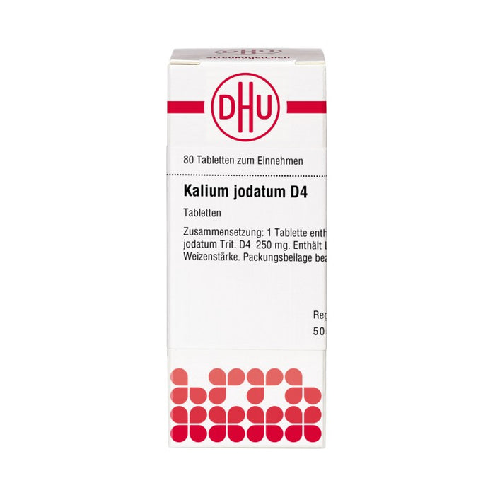 DHU Kalium jodatum D4 Tabletten, 80 St. Tabletten