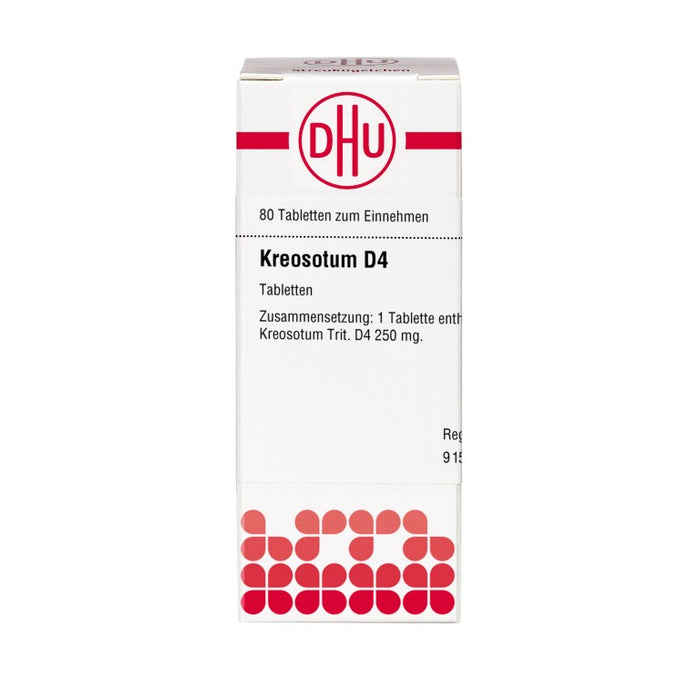 DHU Kreosotum D4 Tabletten, 80 pcs. Tablets