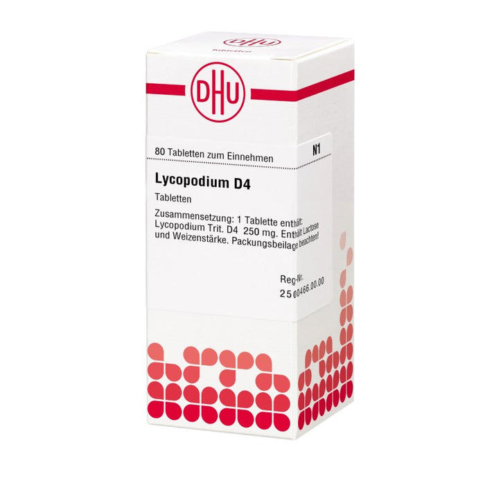 DHU Lycopodium D4 Tabletten, 80 pc Tablettes