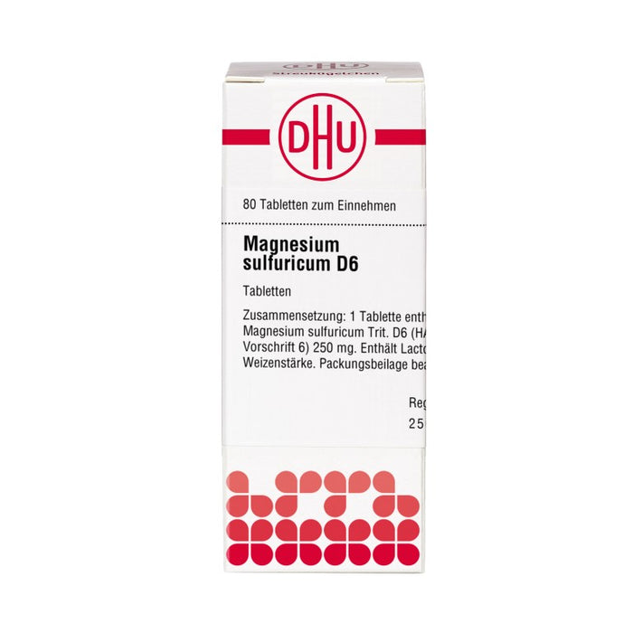 DHU Magnesium sulfuricum D6 Tabletten, 80 St. Tabletten