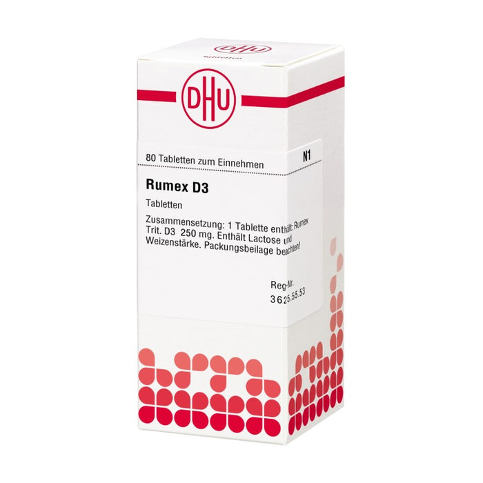 DHU Rumex D3 Tabletten, 80 pcs. Tablets