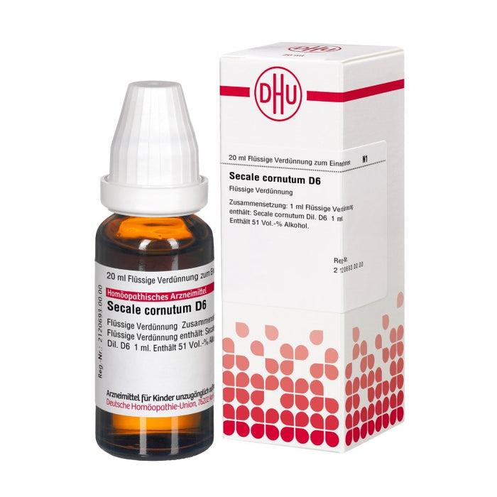 DHU Secale cornutum D6 Dilution, 20 ml Lösung