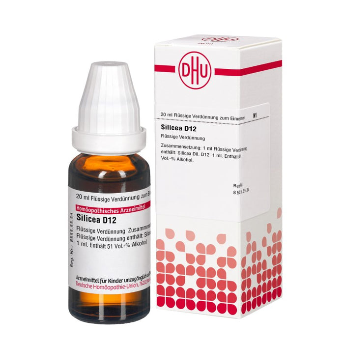 DHU Silicea D12 Dilution, 20 ml Lösung