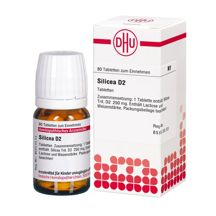 DHU Silicea D2 Tabletten, 80 St. Tabletten