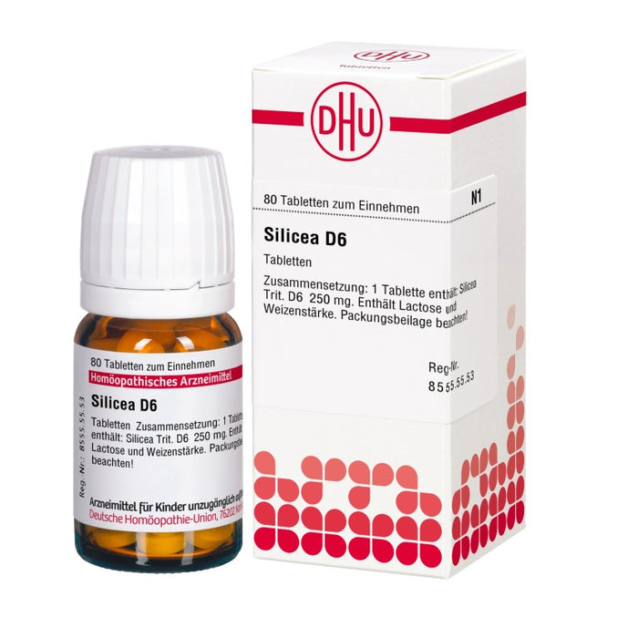 DHU Silicea D6 Tabletten, 80 St. Tabletten