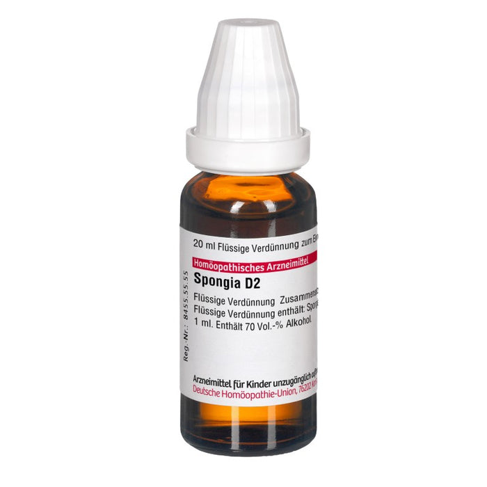 Spongia D2 DHU Dilution, 20 ml Lösung