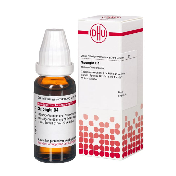 DHU Spongia D4 Dilution, 20 ml Lösung