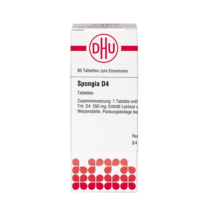 DHU Spongia D4 Tabletten, 80 St. Tabletten