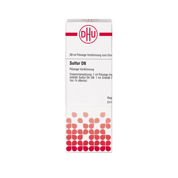 DHU Sulfur D6 Dilution, 20 ml Lösung