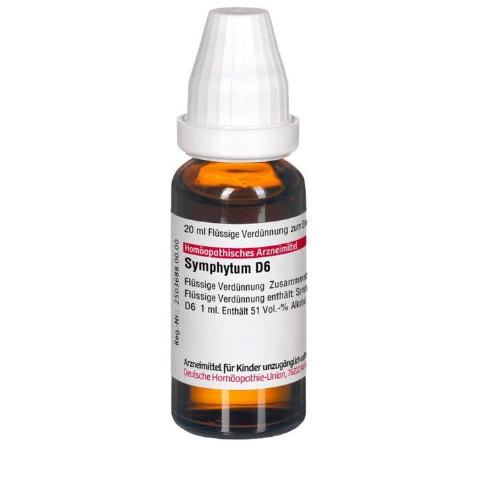 Symphytum D6 DHU Dilution, 20 ml Lösung