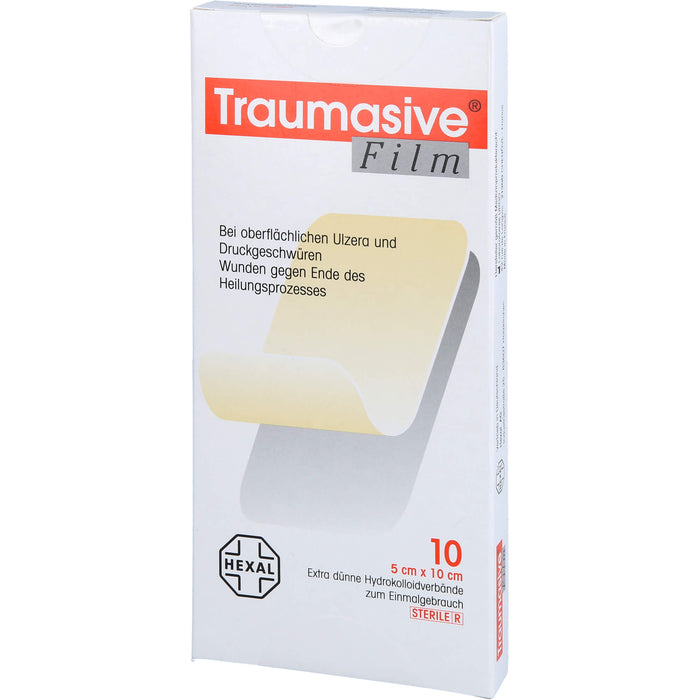 Traumasive Film 5 x 10 cm Hydrokolloidverband, 10 St. Wundauflagen