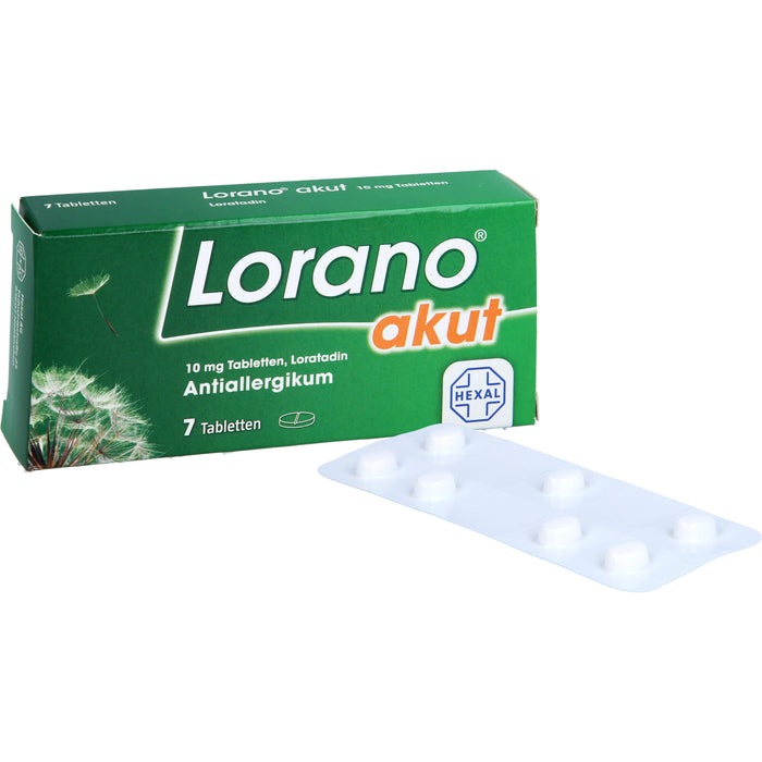 Lorano akut Tabletten, 7 St. Tabletten