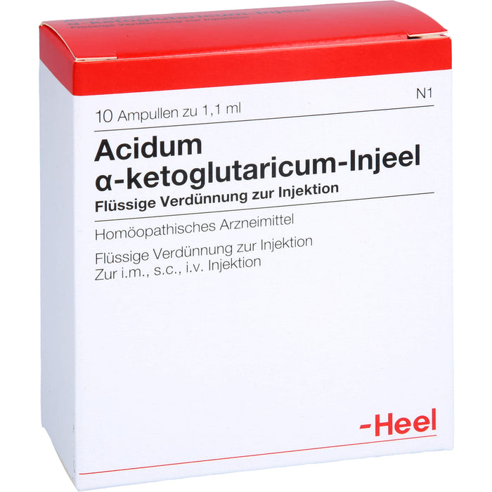 Acidum alpha-ketoglutaricum Injeel Amp., 10 St AMP