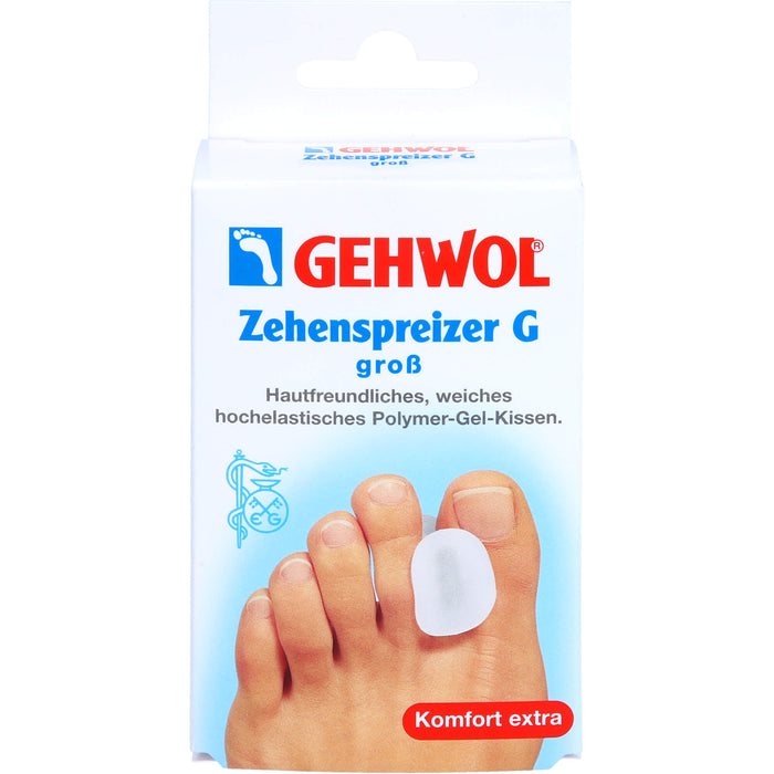 GEHWOL Zehenspreizer G groß hochelastisches Polymer-Gel-Kissen, 3 pcs. Patch