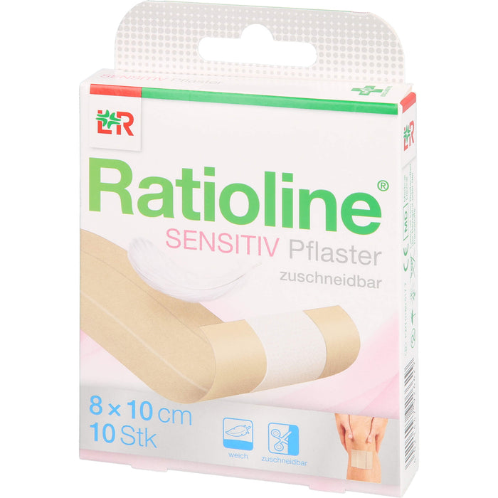 Ratioline Wundschnellverband 8 cm x 1 m, 1 St. Pflaster