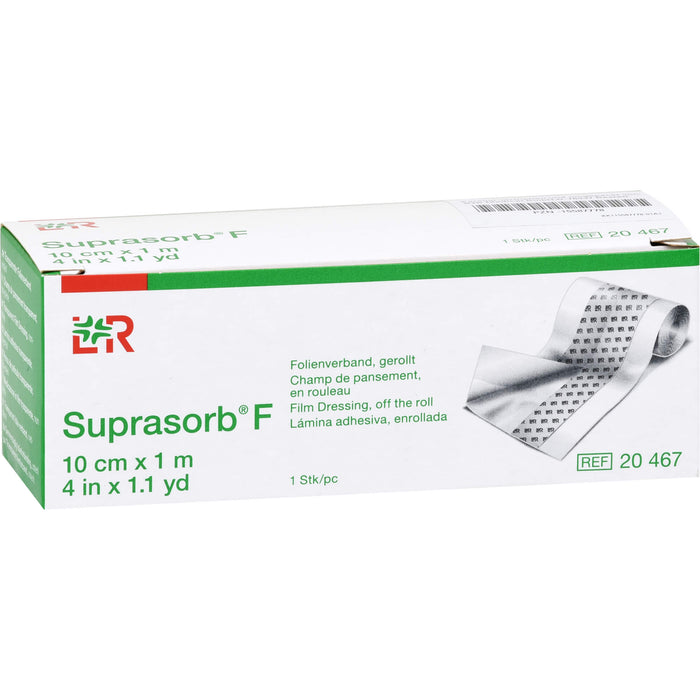 Suprasorb F 10 cm x 1 m Folienverband gerollt, 1 pcs. Pack