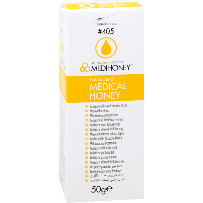 MEDIHONEY antibakterieller medizinischer Honig, 50 g Creme