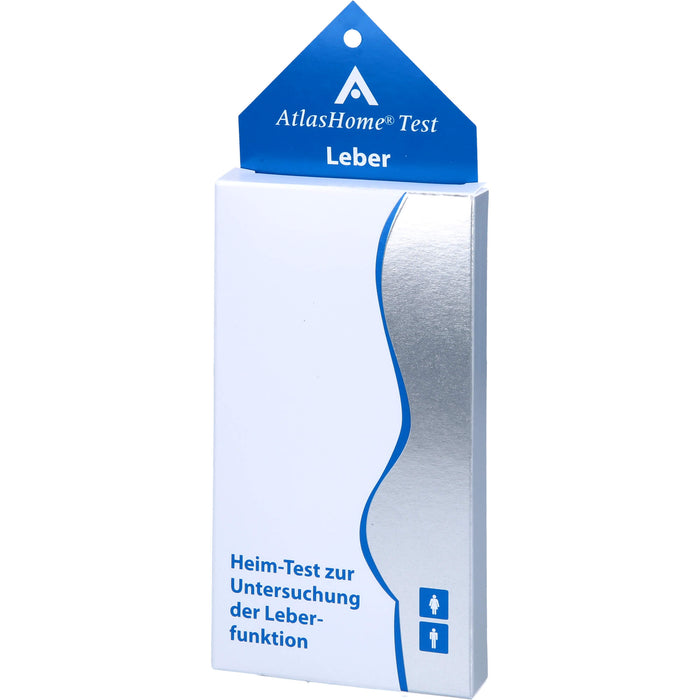 AtlasHome Test Heim-Test zur Untersuchung der Leberfunktion, 2 pcs. Test strips