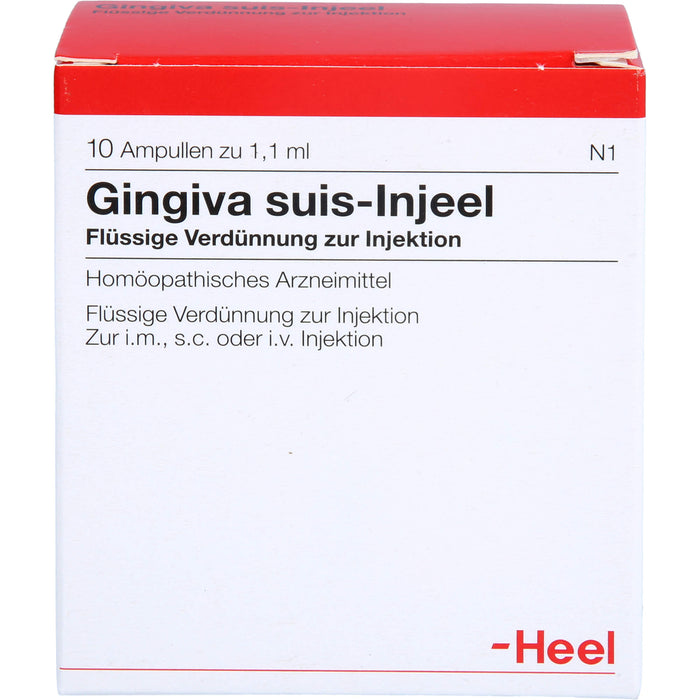 Gingiva suis-Injeel Ampullen, 10 pcs. Ampoules