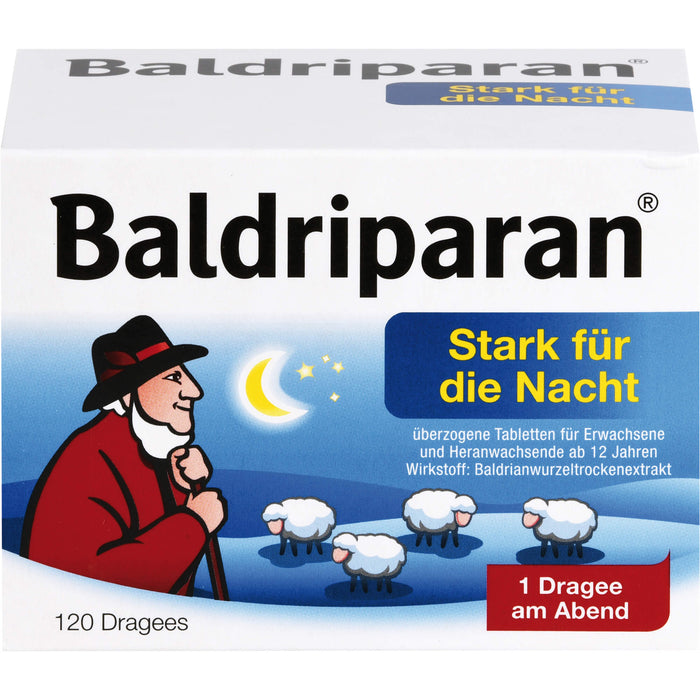 Baldriparan Stark für die Nacht Dragees, 120 St. Tabletten