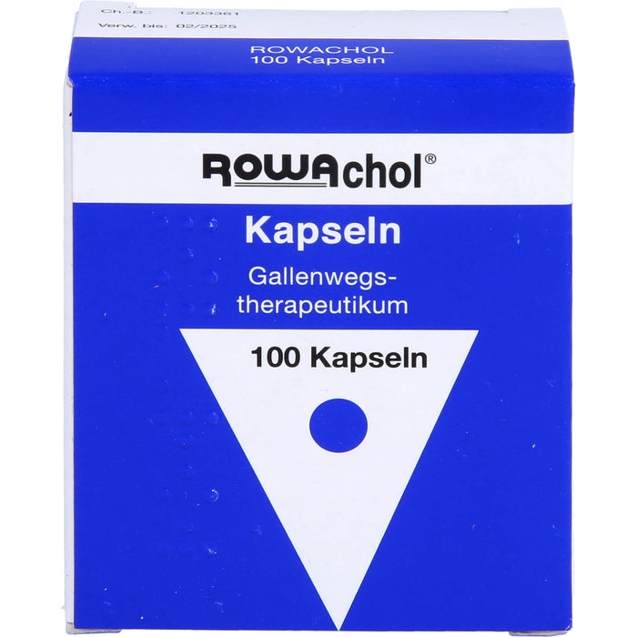 ROWAchol Kapseln Gallenwegstherapeutikum, 100 pcs. Capsules