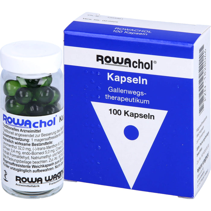 ROWAchol Kapseln Gallenwegstherapeutikum, 100 pcs. Capsules