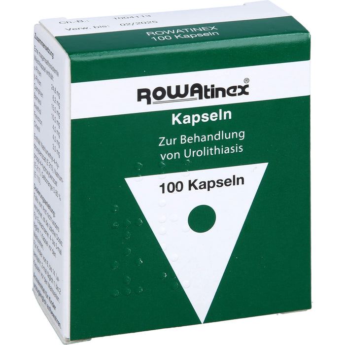 ROWAtinex Kapseln zur Behandlung von Urolithiasis, 100 St. Kapseln